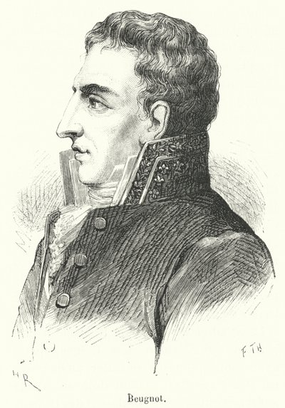 Beugnot (engraving) بواسطة المدرسة الفرنسية