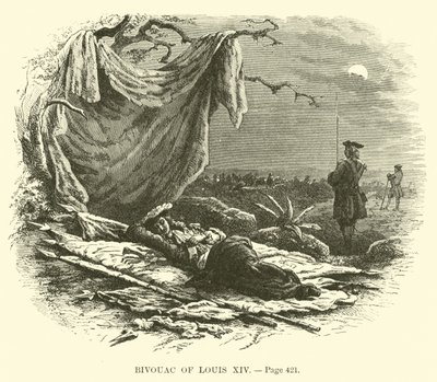 Bivouac of Louis XIV بواسطة المدرسة الفرنسية