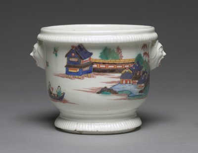 مبرد الزجاجات ، مصنع من قبل Saint Cloud Porcelain Factory ، فرنسا ، حوالي 1725-1735 بواسطة المدرسة الفرنسية