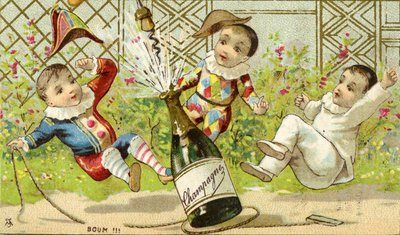 بوم !!! الشمبانيا !، c.1895 (انظر أيضًا 488393) بواسطة المدرسة الفرنسية