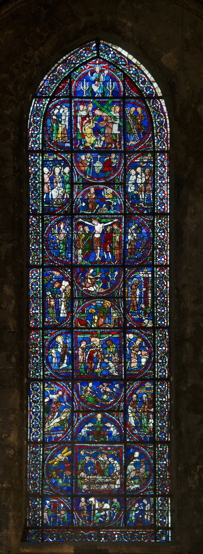 Cathedrale de Chartres ، الزجاج المعشق: شغف التصنيف بواسطة المدرسة الفرنسية
