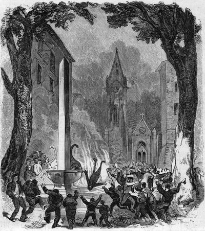 Catholic fete: Feast of Saint John in Aix en Provence (Bouches du Rhone بواسطة المدرسة الفرنسية