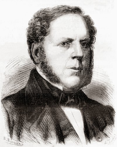 Charles Christofle, from Les Merveilles de la Science, published c.1870 (engraving) بواسطة المدرسة الفرنسية
