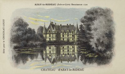 Chateau dAzay-le-Rideau، Azay-le-Rideau، Indre-et-Loire بواسطة المدرسة الفرنسية