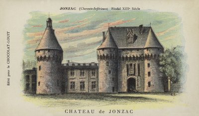 Chateau de Jonzac ، Jonzac ، Charente-Inferieure بواسطة المدرسة الفرنسية