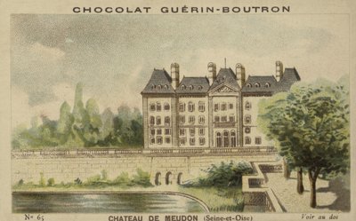 Chateau de Meudon ، سين وآخرون بواسطة المدرسة الفرنسية