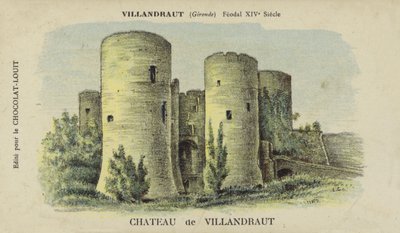 Chateau de Villandraut، Villandraut، جيروند بواسطة المدرسة الفرنسية