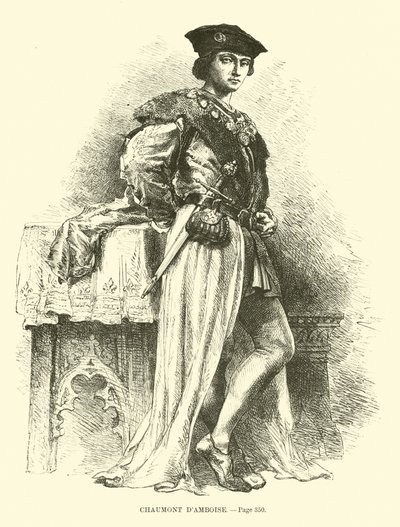 Chaumont dAmboise بواسطة المدرسة الفرنسية