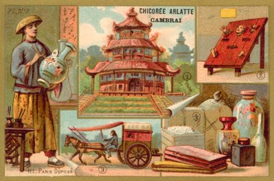 China (chromolitho) بواسطة المدرسة الفرنسية