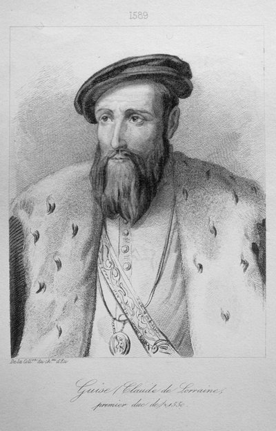 كلود دي لورين ، دوق غيز الأول (1496-1550) بواسطة المدرسة الفرنسية