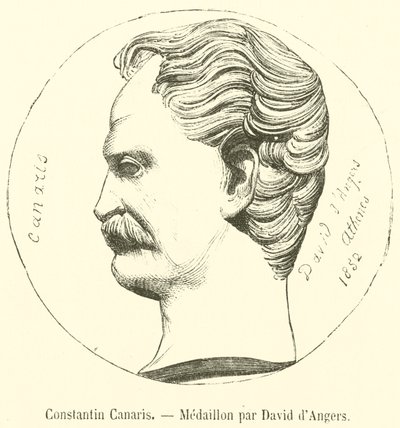 Constantin Canaris (engraving) بواسطة المدرسة الفرنسية