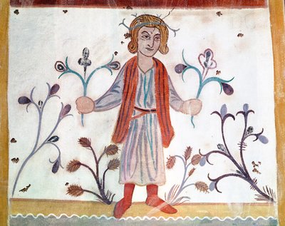 نسخة من نسخة أصلية من العصور الوسطى تصور أبريل ، من احتلال الأشهر ، من Chapelle de Pritz ، Laval بواسطة المدرسة الفرنسية