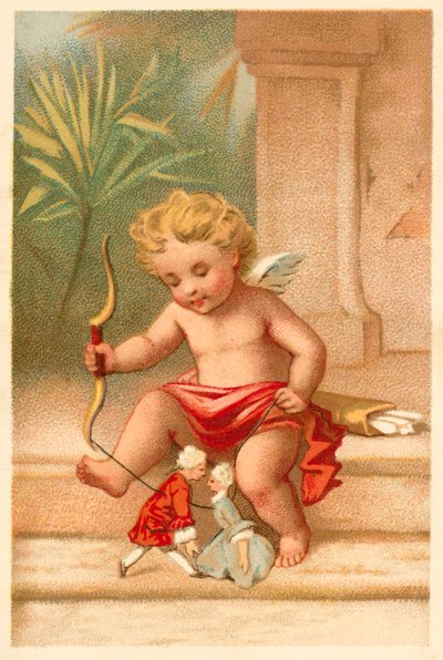 Cupid (chromolitho) بواسطة المدرسة الفرنسية