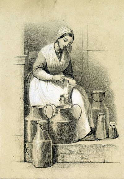 الألبان ، فرنسا ، 1855 بواسطة المدرسة الفرنسية