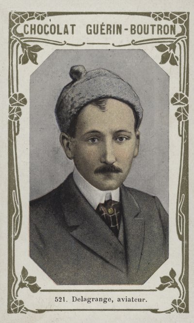 ديلاغرانج ، طيار (صورة ملونة) بواسطة المدرسة الفرنسية