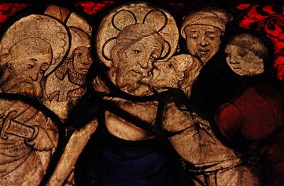 تصوير تفاصيل من خيانة يهوذا خيانة ، في الأصل من كنيسة بيتون ، بريتاني بواسطة المدرسة الفرنسية
