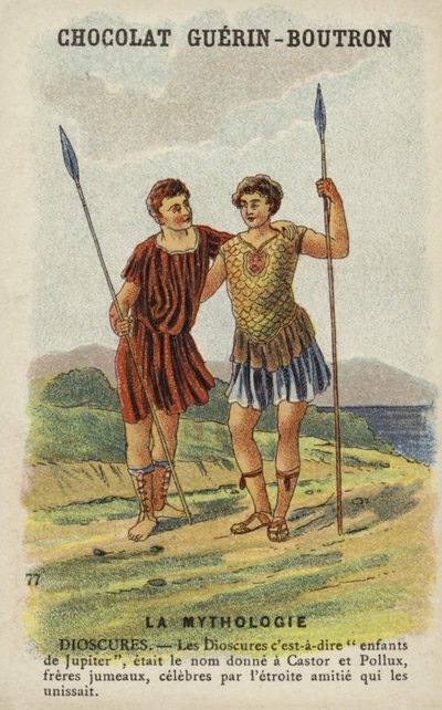 Dioscuri ، أي Castor و Pollux بواسطة المدرسة الفرنسية