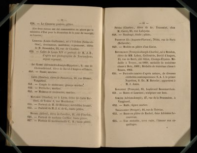 صفحة مزدوجة من صالون الرفض ، 1863 بواسطة المدرسة الفرنسية