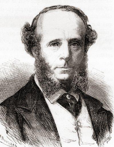 Edward Orange Wildman Whitehouse, from Les Merveilles de la Science, published c.1870 (engraving) بواسطة المدرسة الفرنسية
