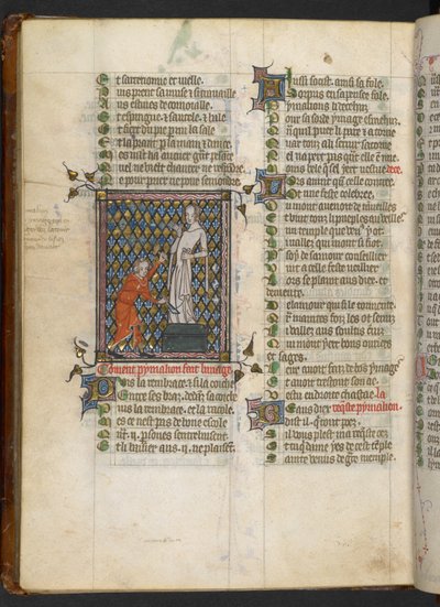 Egerton MS 881 ، f.165v (رق) بواسطة المدرسة الفرنسية