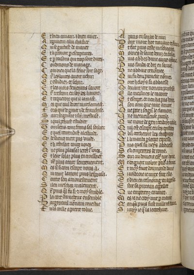 Egerton MS 881 f.65v، Guillaume de Lorris and Jean de Meun، Roman de la Rose (رق) بواسطة المدرسة الفرنسية