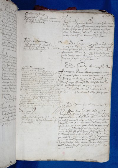 الدخول في سجل سجن Grand Chatelet of Francois Ravaillac ، 1610 بواسطة المدرسة الفرنسية