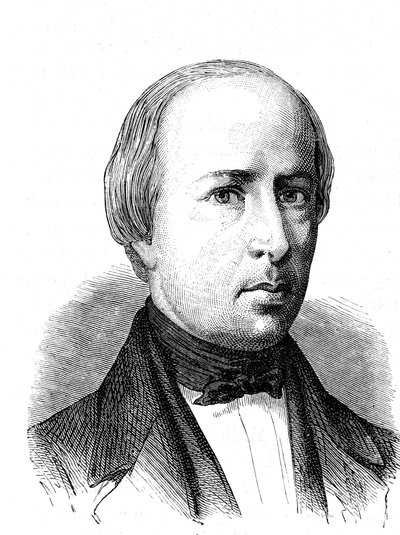 إرنست بيتين (1812-1879)، مخترع فرنسي للبالونات الهوائية. بواسطة المدرسة الفرنسية