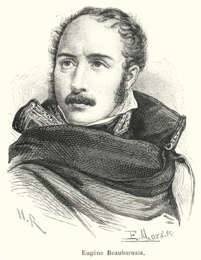 Eugene Beauharnais (engraving) بواسطة المدرسة الفرنسية