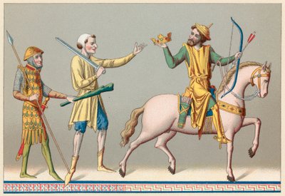 زي أوروبا العصور الوسطى بواسطة المدرسة الفرنسية