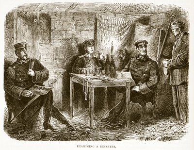 دراسة هروب ، توضيح من كاسيل تاريخ الحرب بين فرنسا وألمانيا ، 1870-1871 بواسطة المدرسة الفرنسية