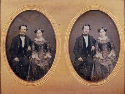 مجموعة عائلية ، c.1840 (daguerreotype) بواسطة المدرسة الفرنسية