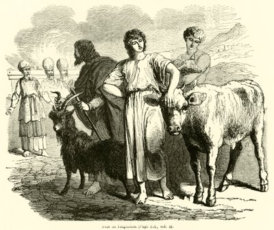 عيد التكفير (النقش) بواسطة المدرسة الفرنسية
