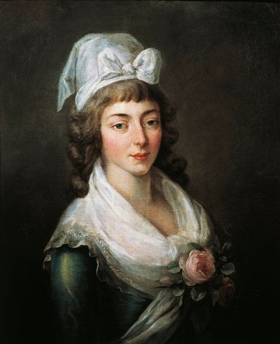 France, Paris, Versailles, Portrait of Madame Roland (Marie-Jean Roland de la Platiere بواسطة المدرسة الفرنسية