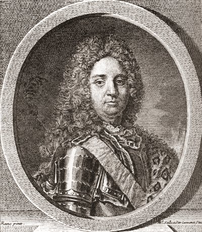 فرانسوا ماري دي بروجلي ، دوق بروغلي الأول ، 1671 1745. القائد العسكري الفرنسي. من Les Heures Libres تم نشره عام 1908. بواسطة المدرسة الفرنسية