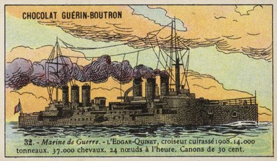 الطراد الفرنسي المدرع Edgar Quinet بواسطة المدرسة الفرنسية