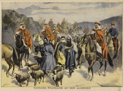 النصر الفرنسي في جنوب الجزائر 1897 بواسطة French School