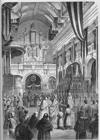 جنازة ماريشال بيليسير (1794-1864) ، دوق مالاكوف: جنازة شهيرة في كنيسة Invalides ، 9 يونيو بواسطة المدرسة الفرنسية