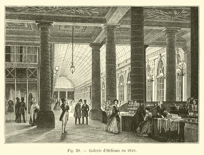 غاليري دورليانز و 1840 بواسطة المدرسة الفرنسية
