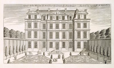 ارتفاع حديقة منزل الكونت فارتينار ، حوالي 1720s بواسطة المدرسة الفرنسية
