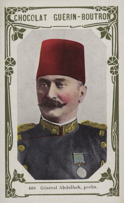 اللواء عبد الحق ، باشا (صورة ملونة) بواسطة المدرسة الفرنسية