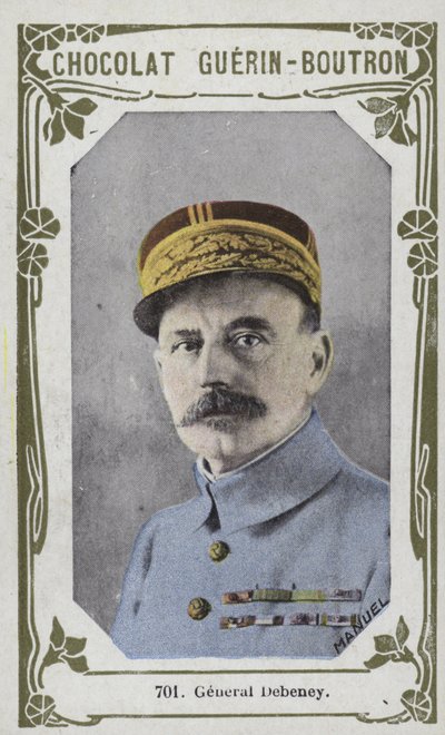 الجنرال Debeney (صورة ملونة) بواسطة المدرسة الفرنسية