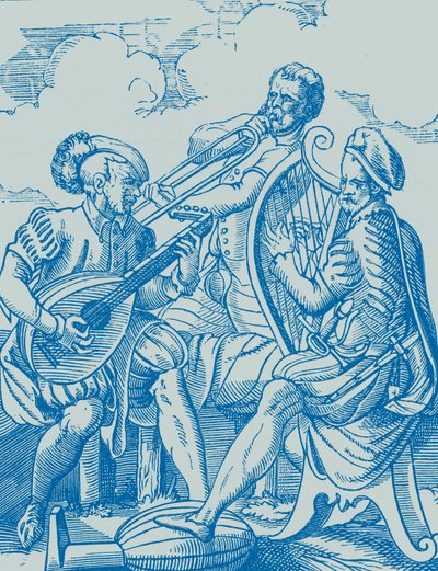 موسيقيون ألمان يعزفون على العود والغيتار بواسطة المدرسة الفرنسية