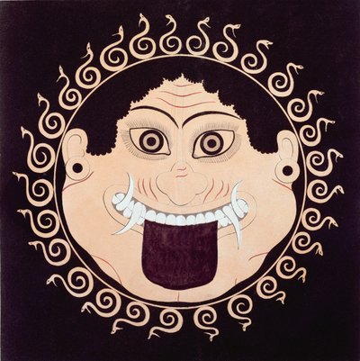 رئيس جورجونس ، نسخة من إناء يوناني عتيق أصلي ، أوائل القرن التاسع عشر بواسطة المدرسة الفرنسية