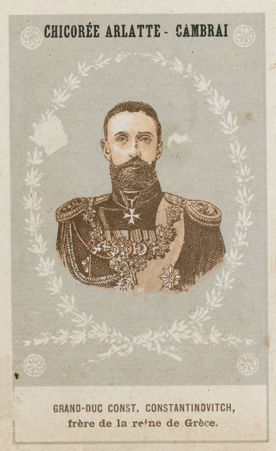 Grand Duke Constantin Constantinovitch ، شقيق ملكة اليونان بواسطة المدرسة الفرنسية