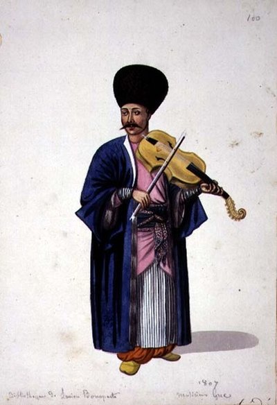 موسيقي يوناني بواسطة المدرسة الفرنسية