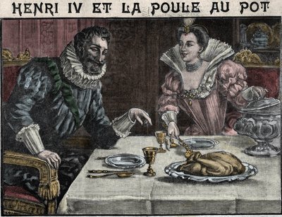 Henri IV and the chicken at the pot: Gabrielle d