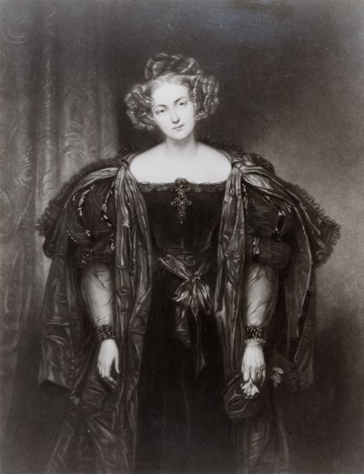 Henriette Sontag في دور Donna Anna في أوبرا Wolfgang Amadeus Mozart دون جيوفاني بواسطة المدرسة الفرنسية