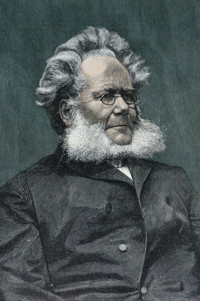 هنريك إبسن (1828-1906) 1901 بواسطة المدرسة الفرنسية