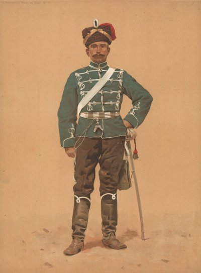 Hessian Hussars Regt No 13 بواسطة المدرسة الفرنسية