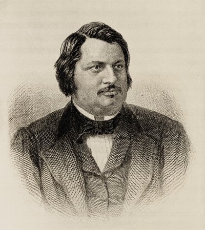 هونور دي بلزاك (1799-1850) بواسطة المدرسة الفرنسية